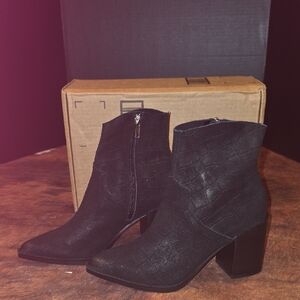 Womens Black Ankle Boots